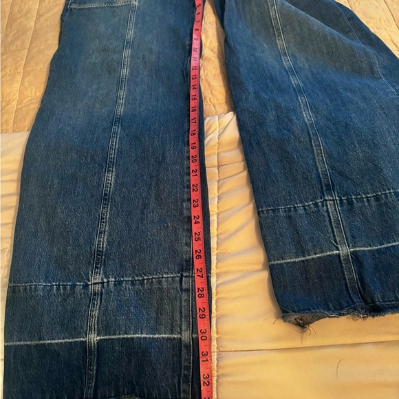 Frame  Braided Waist Wide-Leg Jeans - Picture 10 of 13